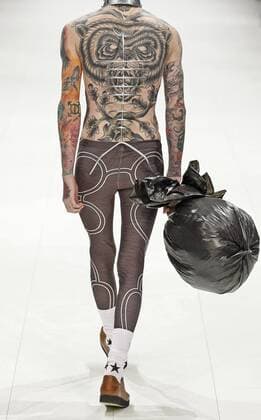 February 5, 2017 - Kiev, Ukraine - A model presents a creation by DASTISH FANTASTISH company, during the Ukrainian Fashion Week in Kiev, Ukraine, on 05 February 2017. The fashion event presents Fall Winter 2017 18 collections by Ukrainian and International designers from 4 to 8 February. Kiev Ukraine - ZUMAg194 20170205_zap_g194_015 Copyright: xSergxGlovnyx