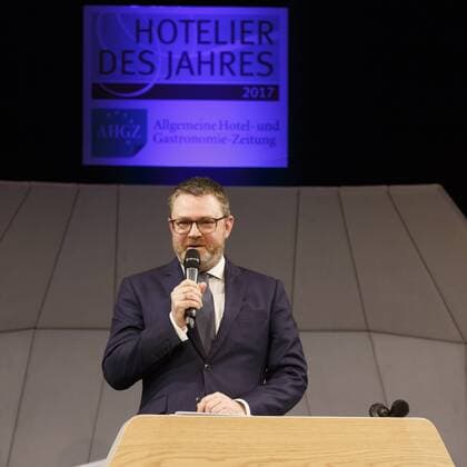 06.02.2017, Berlin, Deutschland, GER, Gala im Hotel Intercontinental zur Verleihung des Hotelier des Jahres 2017, ein Preis von der Allgemeinen Hotel- und Gastronomie Zeitung, Foto: Christian Krug, Stern Chefredakteur