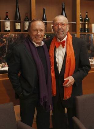 Claus Theo Gaertner (Preistraeger Kategorie: Lebenswerk), , Leonhard Mueller bei Verleihung ASKANIA Award 2017 im Ellington Hotel Berlin.