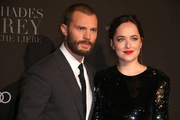 Jamie Dornan und Dakota Johnson bei der Fifty Shades of Grey - Gefährliche Liebe Film Premiere am 7.02.2017 in Hamburg Fifty Shades of Grey- Gefaehrliche Liebe Filmpremiere in Hamburg, 2017 