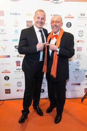 Heino Ferch und Leonhard R. Mueller - Askania Award 2017 in Berlin am 07.02.2017. Askania Award 2017