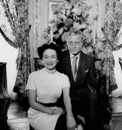 DUKE OF WINDSOR (Eduard VIII) WITH DUCHESS OF WINDSOR (Wallis Simpson) .SUPPLIED BY - Aufnahmedatum geschätzt - - ZUMAg49_ 19650707_gaf_g49_157 Copyright: xGlobexPhotosx