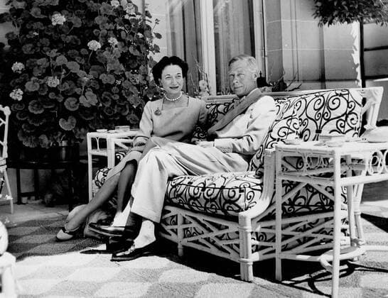 DUKE OF WINDSOR (Eduard VIII) WITH DUCHESS OF WINDSOR (Wallis Simpson). - Aufnahmedatum geschätzt - - ZUMAg49_ 20050707_gaf_g49_160 Copyright: xGlobexPhotosx