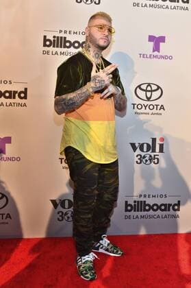 Puerto Rican singer Farruko poses upon his arrival to Billboard Awards to Latin Music Nominations Ceremony, in Miami, Florida, USA, 07 February 2017. The awards will be celebrated in 27 April 2017. Nominaciones a los Premios Billboard de la Música Latina !ACHTUNG: NUR REDAKTIONELLE NUTZUNG!  Copyright: xGIORGIOxVIERAx SHM58 20170208-636221213241004578