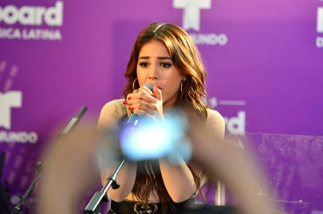 Mexican singer Danna Paola performs during the Billboard Awards to Latin Music Nominations Ceremony, in Miami, Florida, USA, 07 February 2017. The awards will be celebrated in 27 April 2017. Nominaciones a los Premios Billboard de la Música Latina !ACHTUNG: NUR REDAKTIONELLE NUTZUNG!  Copyright: xGIORGIOxVIERAx SHM58 20170208-636221213911791678