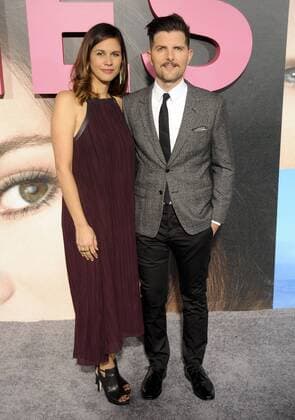 Adam Scott & wife Naomi Scott BIG LITTLE LIES SERIES PREMIERE Hollywood Patrick Rideaux PicturePerfect