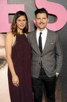 Adam Scott & wife Naomi Scott BIG LITTLE LIES SERIES PREMIERE Hollywood Patrick Rideaux PicturePerfect
