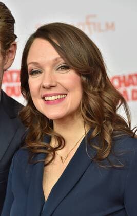 Schauspielerin Carolin Kebekus posiert am 07.02.2017 in Köln bei der Premiere des Films Schatz nimm Du sie .
