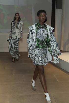 USA: New York Fashion Week Fall 2017 Epson Models walk for Epson Digital Couture project presentation during 2017 fall New York Fashion week at IAC building  LevxRadin