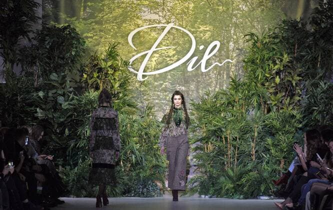 February 7, 2017 - Kiev, Ukraine - Models present creations by Ukrainian designer Iryna DIL during the Ukrainian Fashion Week FW 2017 18, at Mystetskyi Arsenal in Kiev, Ukraine, 07 February 2017. The event presents Autumn-Winter 2017 18 collections by Ukrainian and International designers, from 4 to 8 February. Kiev Ukraine  - ZUMAn230 20170207_zaa_n230_337 Copyright: xStrx