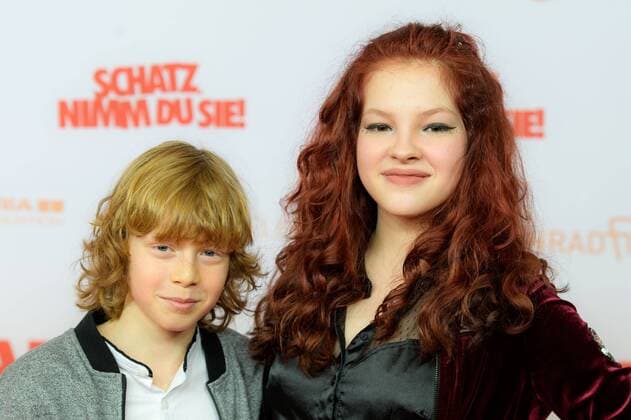 Cineplex Arsseni Bultmann und Arina Prokofyeva auf dem roten Teppich bei der Premierenfeier von Schatz nimm du sie am 07.02.2017 im Cineplex in Koeln, Copyright: xSchülerx xEibner-Pressefotox EP_jse