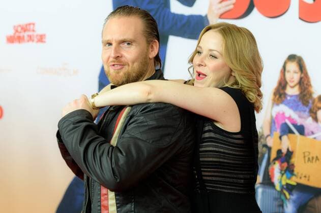 Cineplex Axel Stein und Jasmin Schwiers auf dem roten Teppich bei der Premierenfeier von Schatz nimm du sie am 07.02.2017 im Cineplex in Koeln, Copyright: xSchülerx xEibner-Pressefotox EP_jse