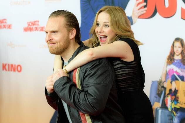 Cineplex Axel Stein und Jasmin Schwiers auf dem roten Teppich bei der Premierenfeier von Schatz nimm du sie am 07.02.2017 im Cineplex in Koeln, Copyright: xSchülerx xEibner-Pressefotox EP_jse