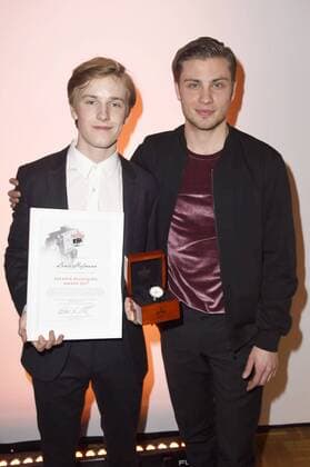 Louis Hofmann und Jannik Schümann beim Askania Award 2017 im Ellington Hotel. Berlin, 07.02.2017 Foto:xF.xKernx xFuturexImage