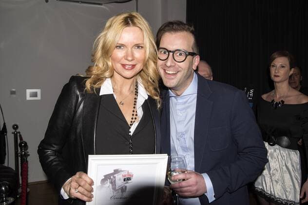 Veronica Ferres mit Nils Schlender beim Askania Award 2017 im Ellington Hotel. Berlin, 07.02.2017 Foto:xK.xWernerx xFuturexImage