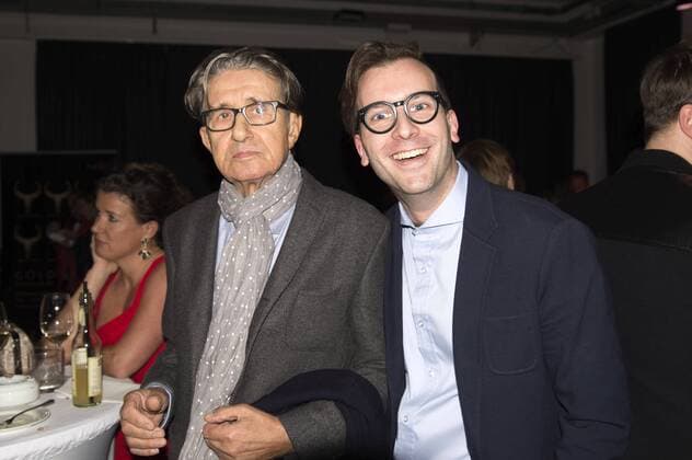 Rolf Zacher mit Nils Schlender beim Askania Award 2017 im Ellington Hotel. Berlin, 07.02.2017 Foto:xK.xWernerx xFuturexImage