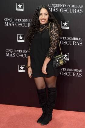 Luna Mary attends to the premiere of the film Fifty Shades Darker at Kinepolis Cinemas in Madrid. February 08, 2017.  (20170208053)