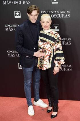 Miguel Angel and Soraya Arnelas attends to the premiere of the film Fifty Shades Darker at Kinepolis Cinemas in Madrid. February 08, 2017.  (20170208058)