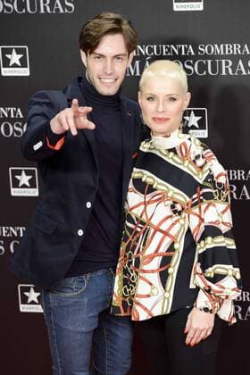 Miguel Angel and Soraya Arnelas attends to the premiere of the film Fifty Shades Darker at Kinepolis Cinemas in Madrid. February 08, 2017.  (20170208060)