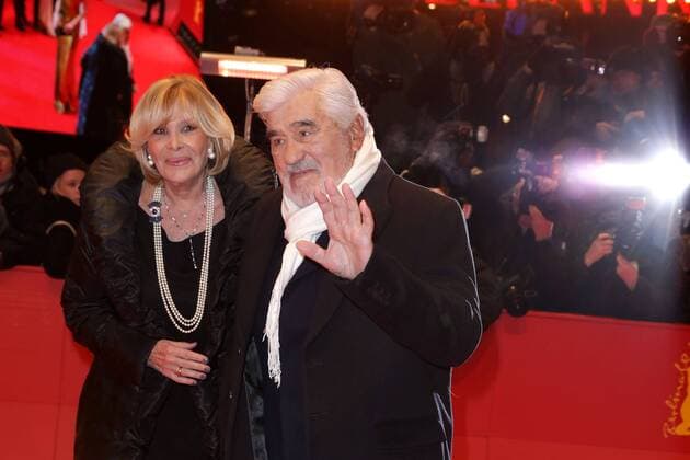 67. Berlinale - Premiere Eröffnungsfilm Django Mario Adorf und seine Ehefrau Monique bei der Eroeffnung der 67. Berlinale mit der Premiere von Django am 9.02.2017 in Berlin Berlinale 2017 Opening und Django Premiere in Berlin, 2017 