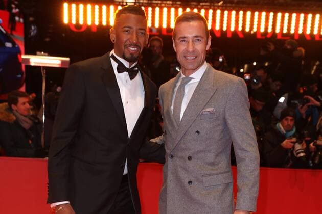 67. Berlinale - Premiere Eröffnungsfilm Django Jerome Boateng und Kai Pflaume bei der Eroeffnung der 67. Berlinale mit der Premiere von Django am 9.02.2017 in Berlin Berlinale 2017 Opening und Django Premiere in Berlin, 2017 