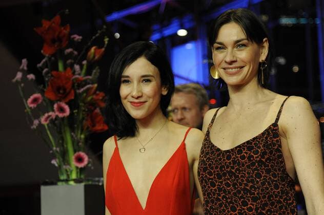 67. Berlinale - Premiere Eröffnungsfilm Django Schauspielerin Christiane Paul und Schauspielerin Sibel Kekilli anlässlich der Eröffnung der 67. Berlinale mit dem Film DJANGO snapshot-photography K.M.Krause