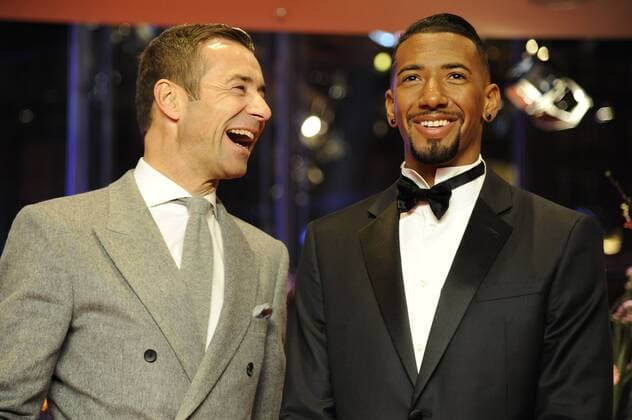 Bilder des Tages 67. Berlinale - Premiere Eröffnungsfilm Django Moderator Kai Pflaume und Jerome Boateng anlässlich der Eröffnung der 67. Berlinale mit dem Film DJANGO snapshot-photography K.M.Krause