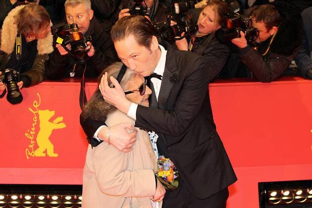 67. Berlinale - Premiere Eröffnungsfilm Django Eröffnung der 67.Berlinale in Berlin Berlinale Palast - Actor Django Reda Katleb und Bim Bam Merstein 67. Berlinale