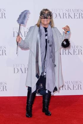 . 09 02 2017. London, United Kingdom. Linda Robson arrives at the Fifty Shades Darker - UK film premiere. Odeon, Leicester Square.  xChrisxJosephx xi-Imagesx IIM-14351-0002