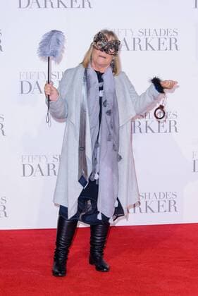 . 09 02 2017. London, United Kingdom. Linda Robson arrives at the Fifty Shades Darker - UK film premiere. Odeon, Leicester Square.  xChrisxJosephx xi-Imagesx IIM-14351-0003