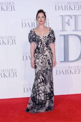 . 09 02 2017. London, United Kingdom. Dakota Johnson arrives at the Fifty Shades Darker - UK film premiere. Odeon, Leicester Square.  xChrisxJosephx xi-Imagesx IIM-14351-0065