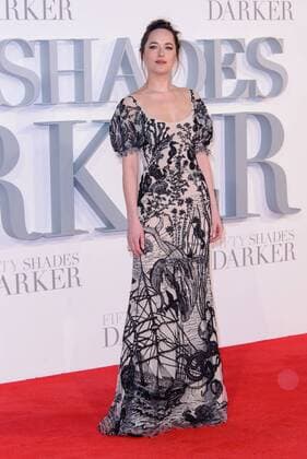 . 09 02 2017. London, United Kingdom. Dakota Johnson arrives at the Fifty Shades Darker - UK film premiere. Odeon, Leicester Square.  xChrisxJosephx xi-Imagesx IIM-14351-0078