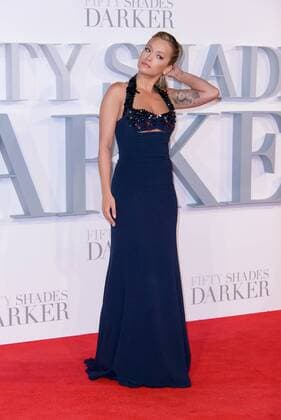 . 09 02 2017. London, United Kingdom. Rita Ora arrives at the Fifty Shades Darker - UK film premiere. Odeon, Leicester Square.  xChrisxJosephx xi-Imagesx IIM-14351-0096