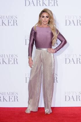 . 09 02 2017. London, United Kingdom. Katie Price arrives at the Fifty Shades Darker - UK film premiere. Odeon, Leicester Square.  xChrisxJosephx xi-Imagesx IIM-14351-0116