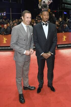Kai Pflaume and Jerome Boateng attending the opening ceremony with the Django premiere at the 67th Berlin International Film Festival Berlinale 2017 at Berlinale Palast on February 9, 2017 in Berlin, Germany. Foto:xF.xKernx xFuturexImage