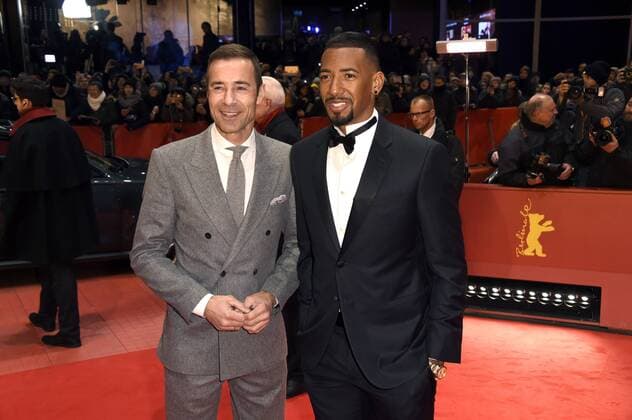 Kai Pflaume and Jerome Boateng attending the opening ceremony with the Django premiere at the 67th Berlin International Film Festival Berlinale 2017 at Berlinale Palast on February 9, 2017 in Berlin, Germany. Foto:xF.xKernx xFuturexImage