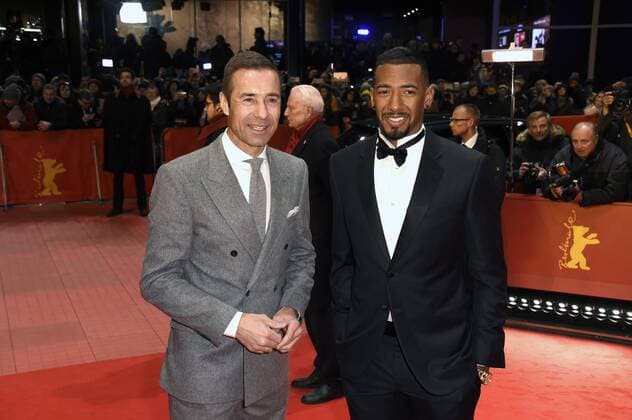 Kai Pflaume and Jerome Boateng attending the opening ceremony with the Django premiere at the 67th Berlin International Film Festival Berlinale 2017 at Berlinale Palast on February 9, 2017 in Berlin, Germany. Foto:xF.xKernx xFuturexImage