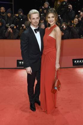 Stefanie Giesinger and her boyfriend Marcus Butler attending the opening ceremony with the Django premiere at the 67th Berlin International Film Festival Berlinale 2017 at Berlinale Palast on February 9, 2017 in Berlin, Germany. Foto:xF.xKernx xFuturexImage