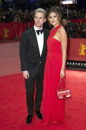 Stefanie Giesinger and her boyfriend Marcus Butler attending the opening ceremony with the Django premiere at the 67th Berlin International Film Festival Berlinale 2017 at Berlinale Palast on February 9, 2017 in Berlin, Germany. Foto:xF.xKernx xFuturexImage