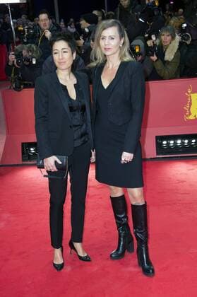 Dunja Hayali and Pamela Schobeß attending the opening ceremony with the Django premiere at the 67th Berlin International Film Festival Berlinale 2017 at Berlinale Palast on February 9, 2017 in Berlin, Germany. Foto:xF.xKernx xFuturexImage