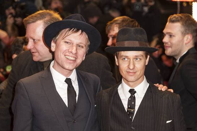 Tom Schilling und Robert Stadlober auf der Berlinale am 09.02.2017 Tom Schilling und Robert Stadlober auf der Berlinale am 09.02.2017