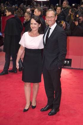 Michael Müller and his wife Claudia Müller attending the opening ceremony with the Django premiere at the 67th Berlin International Film Festival Berlinale 2017 at Berlinale Palast on February 9, 2017 in Berlin, Germany. Foto:xF.xKernx xFuturexImage