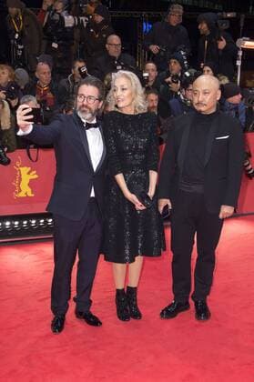Olafur Eliasson, Dora Bouchoucha Fourati and Wang Quan an attending the opening ceremony with the Django premiere at the 67th Berlin International Film Festival Berlinale 2017 at Berlinale Palast on February 9, 2017 in Berlin, Germany. Foto:xF.xKernx xFuturexImage