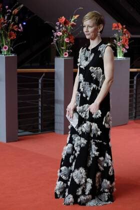 Schauspielerin Sandra Hüller anlässlich der Eröffnung der 67. Berlinale mit dem Film DJANGO 67. Internationale Filmfestspiele Berlin