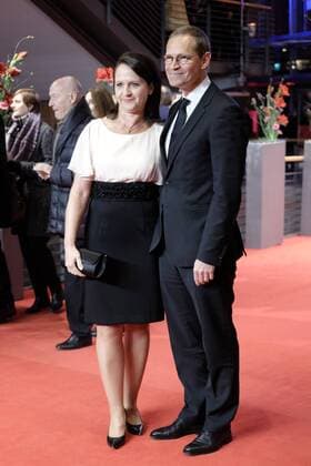 Regierender Bürgermeister Michael Müller mit Ehefrau Claudia anlässlich der Eröffnung der 67. Berlinale mit dem Film DJANGO 67. Internationale Filmfestspiele Berlin