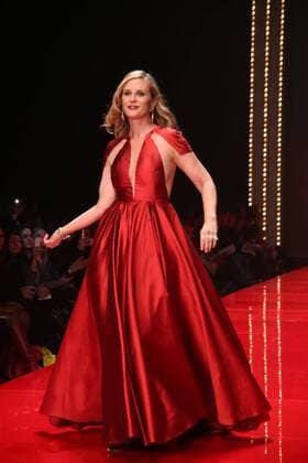 February 9, 2017 - New York, New York, U.S. - BONNIE SOMERVILLE attends the American Heart Association s Go Red for Women Red Dress Collection, presented by Macy s.Hammerstein Ballroom,NYC.February 9, 2017.Photos by , Photos Inc.2017 New York U.S. - ZUMAms4_ 20170209_zaf_ms4_008 Copyright: xSoniaxMoskowitzx