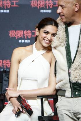 (170210) -- BEIJING, Feb. 9, 2017 -- Actors Vin Diesel (R) and Deepika Padukone attend the premiere of film xXx: The Return of Xander Cage in Beijing, capital of China, Feb. 9, 2017. This Paramount s film, the third one in the xXx franchise, will be screened in the Chinese mainland on Feb. 9. ) (ry) CHINA-BEIJING-FILM-PREMIERE (CN) ZhengxHuansong 