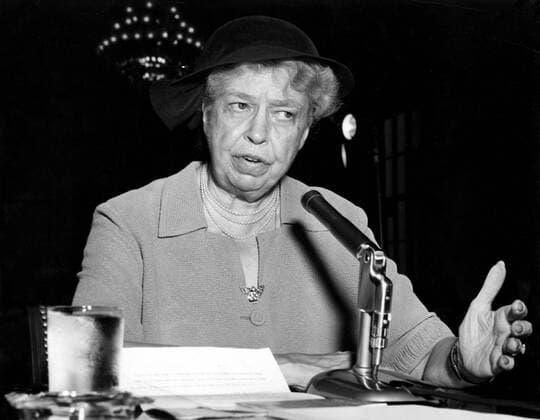 Berühmte Feministinnen, Eleanor Roosevelt Apr. 6, 2005 - ELEANOR ROOSEVELT.SUPPLIED BY - ZUMAg49_ 20050406_gaf_g49_578 Copyright: xGlobexPhotosx