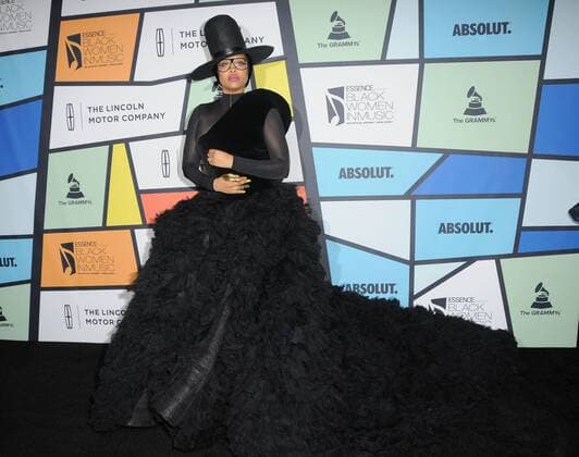 February 9, 2017 - Hollywood, CA, United States - 09 February 2017 - Hollywood, California - Erykah Badu. 8th Annual Essence Black Women In Music held at the NeueHouse Hollywood. Photo Credit: AdMedia Hollywood United States - ZUMAa123 20170209_zaa_a123_008 Copyright: xBirdiexThompsonx