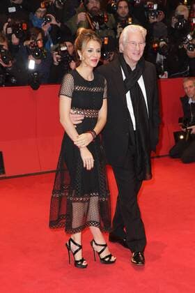 Richard Gere und Alejandra Silva bei der The Dinner Film Premiere im Rahmen der 67. Internationale Filmfestspiele Berlin Berlinale am 10.02.2017 in Berlin Berlinale 2017- The Dinner Filmpremiere 